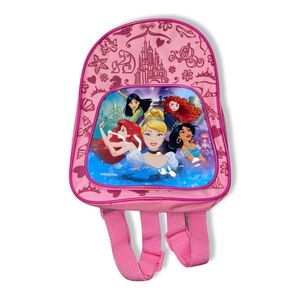 Girls Pink Princess Backpack